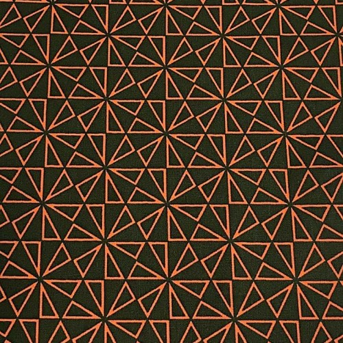 Tissu Imprimés coton 150 11556 2vertorange