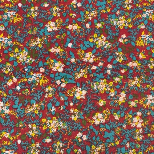 Tissu Printed cotton  555010 3rouge
