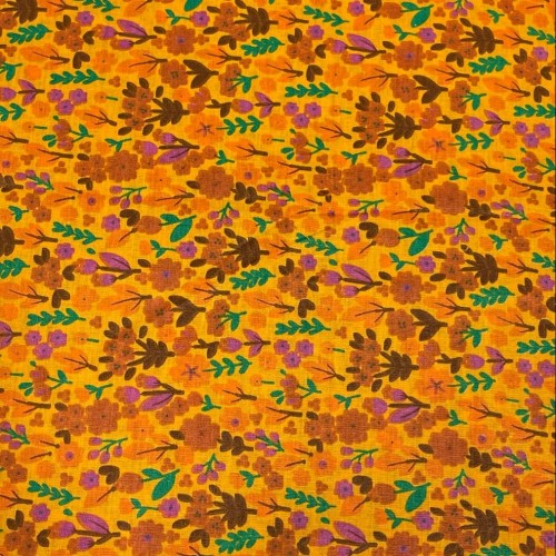 Tissu Printed cotton  555011 4orange