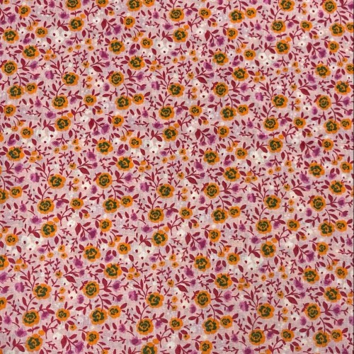 Tissu Printed cotton  555012 4rose