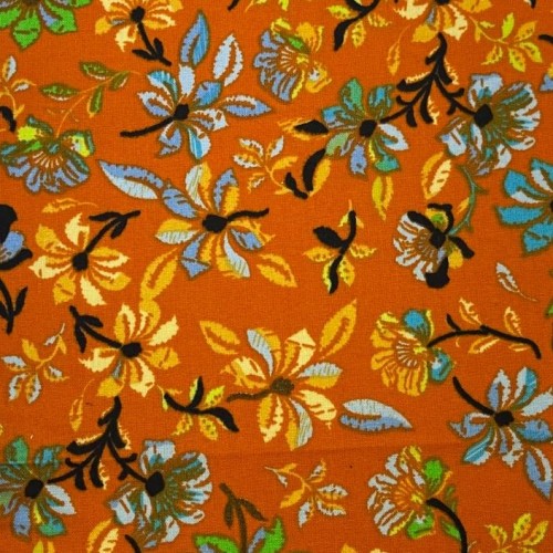 Tissu Cotons imprimés 668011 4orange