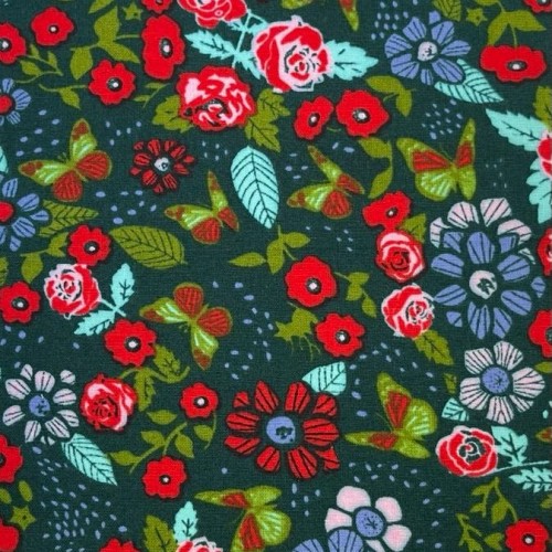 Tissu Cotons imprimés 668236 1vert