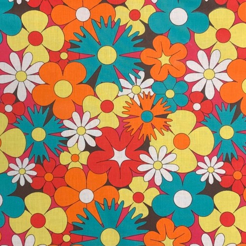 Tissu Cotons imprimés 655008 corange