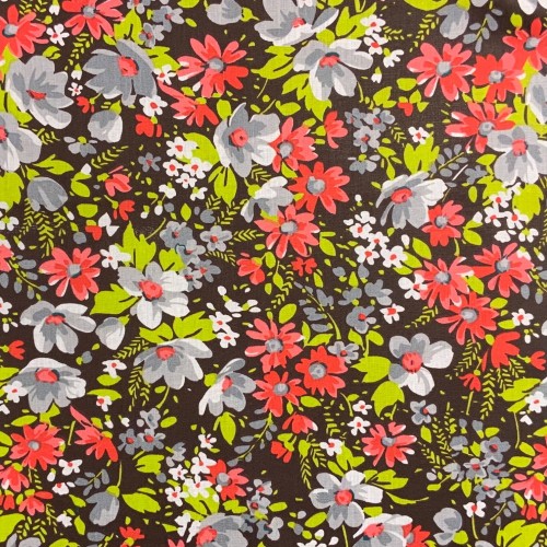 Tissu Cotons imprimés 655010 frouge