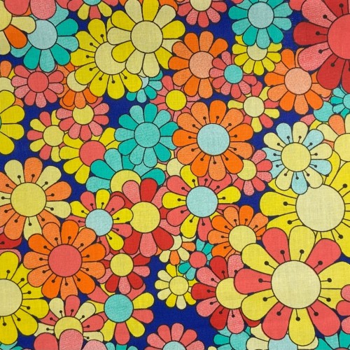 Tissu Cotons imprimés 655011 arougejaune