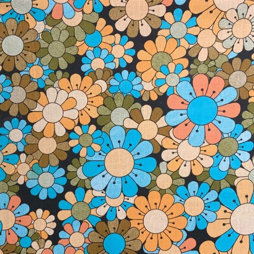 Tissu Printed cotton  655011 ebeigebleu