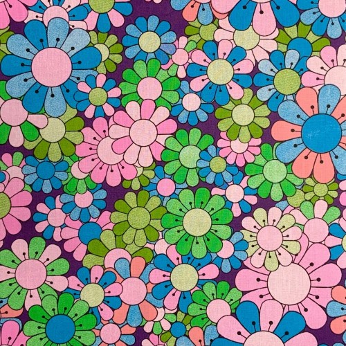 Tissu Printed cotton  655011 fbleurose