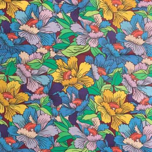 Tissu Cotons imprimés 655012 dbleu