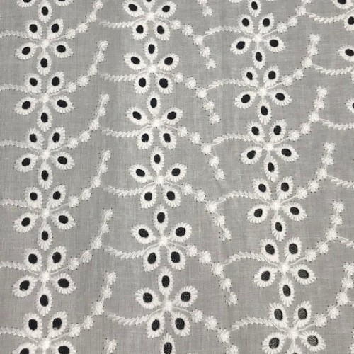 Tissu Broderie anglaise 47608 