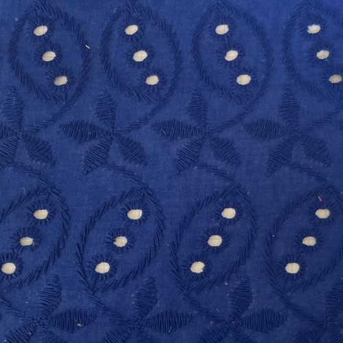 Tissu Color embroidery 44678 roy