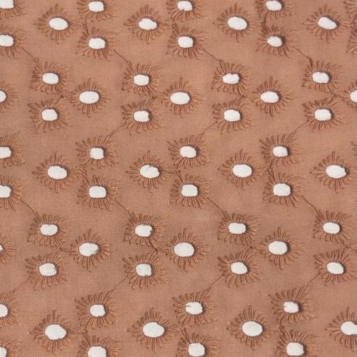 Tissu Broderie couleur 44680 nude