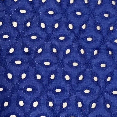 Tissu Broderie couleur 788 roy