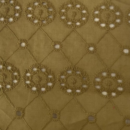 Tissu Color embroidery 7 kaki