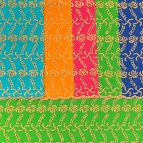 Tissu Broderie Bi-couleurs 48241 
