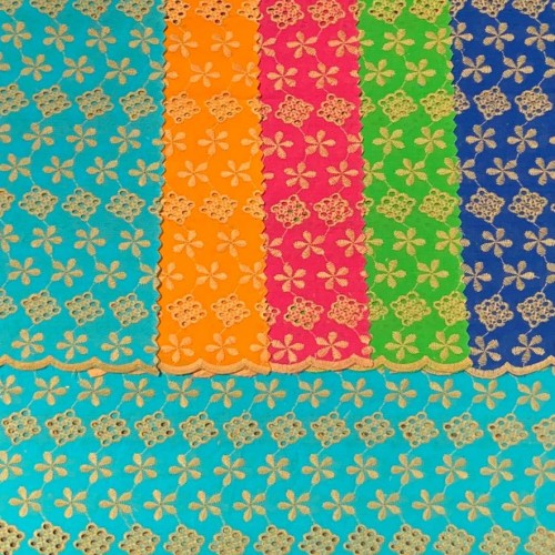 Tissu Broderie Bi-couleurs 48242 