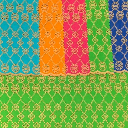 Tissu Broderie Bi-couleurs 48244 