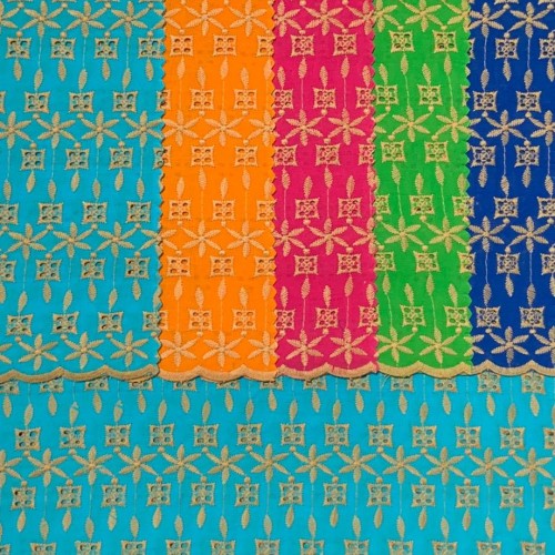 Tissu Broderie Bi-couleurs 48245 