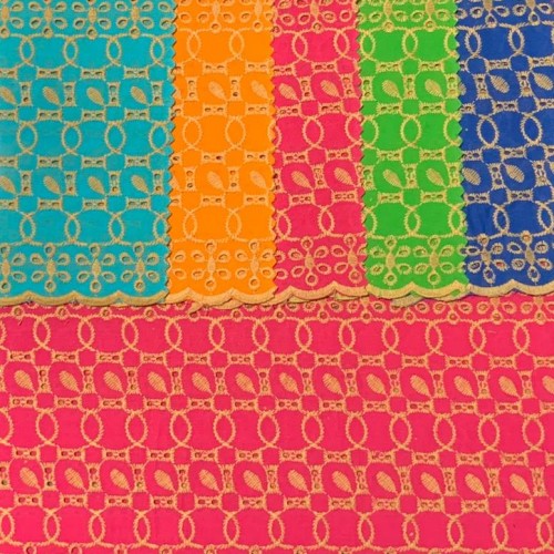 Tissu Broderie Bi-couleurs 48246 
