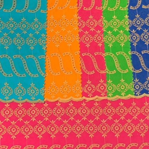 Tissu Broderie Bi-couleurs 48247 