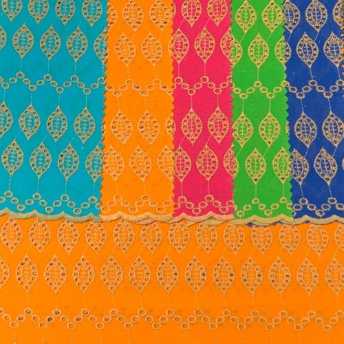 Tissu Broderie Bi-couleurs 48248 