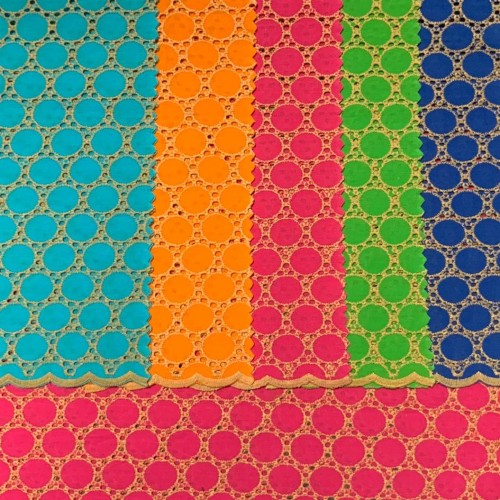 Tissu Broderie Bi-couleurs 984 