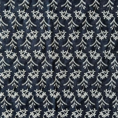Tissu Broderie Denim 15003 