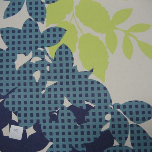 Tissu Printed satin 50793 8vert