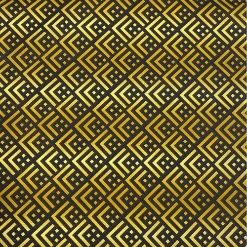 Tissu Geometric coordinates 61693 1jaune