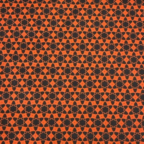Tissu Geometric coordinates 61694 9orange