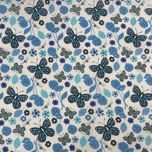 Tissu Cotons enfants 61691 3bleu