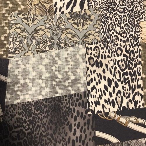 Tissu Printed crepe zoe 404519