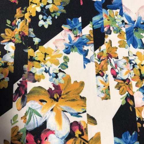 Tissu Printed crepe zoe 419571