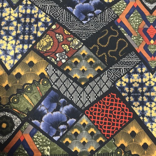 Tissu Printed crepe zoe 435594