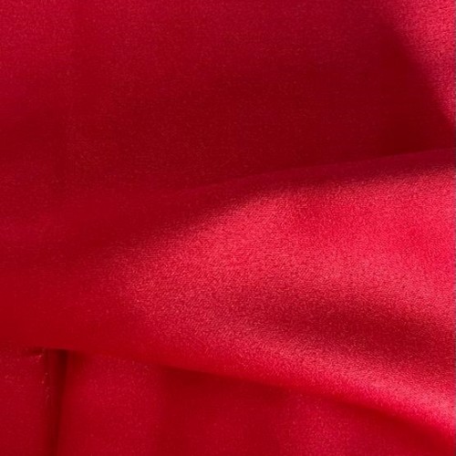 Tissu Polyester satin  11rouge