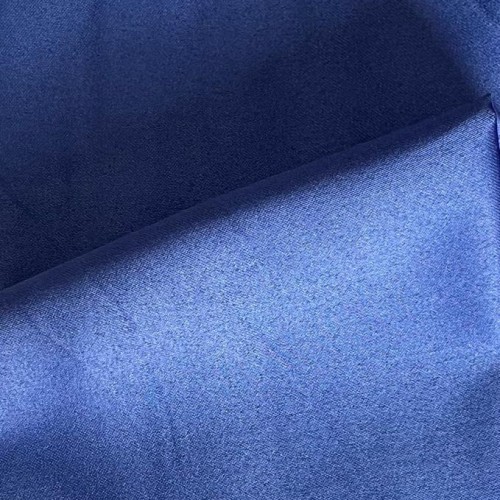 Tissu Satin polyester  13marine