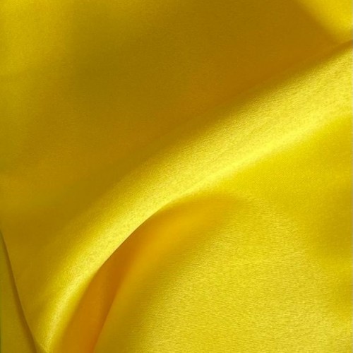 Tissu Satin polyester  4jaune