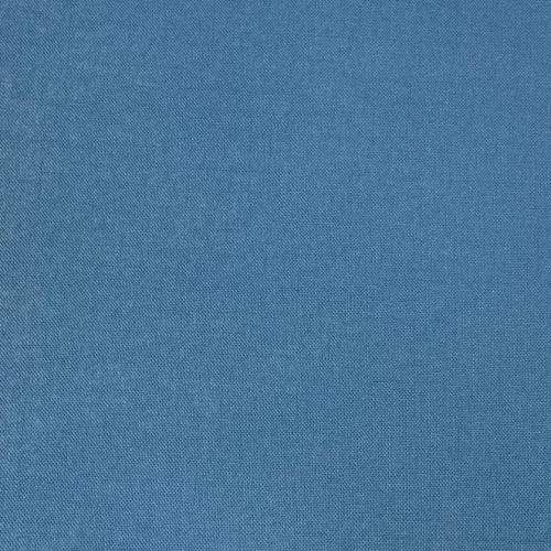 Tissu Cretonne unie  bleu