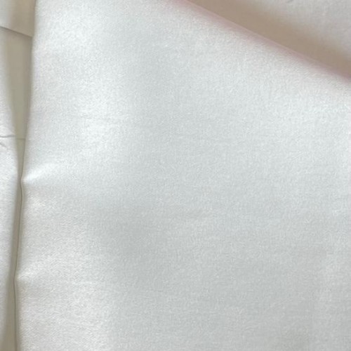 Tissu Satin polyester  1blanc