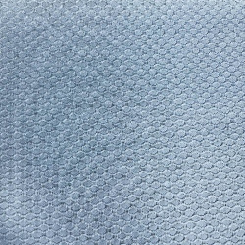 Tissu Plain pique honeycomb  bleu