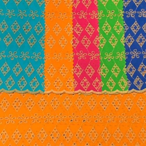 Tissu Broderie Bi-couleurs 47698 