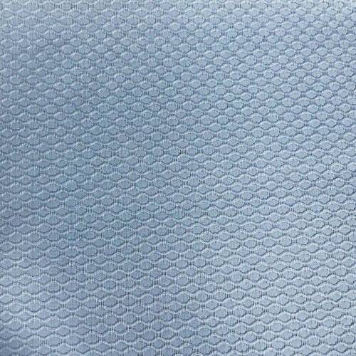 Tissu Nid d'abeille uni  bleu